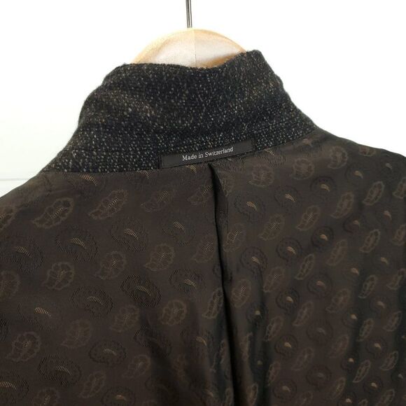 Ermenegildo Zegna Su Misura Men's Blazer Coat Cashmere Silk Custom Made 7-52 C - Picture 13 of 15